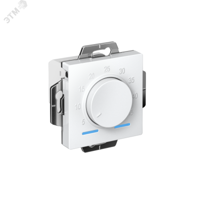 ATLASDESIGN ТЕРМОСТАТ электрон. теплого пола с датчиком, 10A, механизм, БЕЛЫЙ