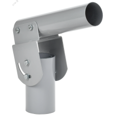 Кронштейн КР-3 D 48 L 230 на трубу регулируемый угол серый