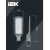 Светильник LED ДКУ 1012-50Ш 5000К IP65 серый IEK