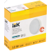 Светильник LED ДПО 2011Д 12Вт IP54 4000К круг белый с АД IEK