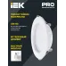 Светильник LED ДВО 1612 белый круг 9Вт 3000К IP20 IEK