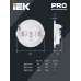 Светильник LED ДВО 1612 белый круг 9Вт 3000К IP20 IEK