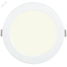 Светильник LED ДВО 1612 белый круг 9Вт 3000К IP20 IEK