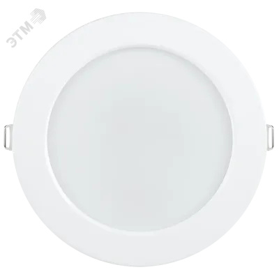 Светильник LED ДВО 1613 белый круг 12Вт 4000К IP20 IEK