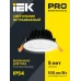 Светильник LED ДВО 1802 PRO белый круг 20Вт 4000K IP40 IEK