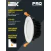 Светильник LED ДВО 1802 PRO белый круг 20Вт 4000K IP40 IEK