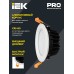 Светильник LED ДВО 1802 PRO белый круг 20Вт 4000K IP40 IEK