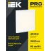Панель LED ДВО 6575 595х595х20мм 40Вт 4000К опал IEK