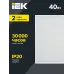 Панель LED ДВО 6575 595х595х20мм 40Вт 4000К опал IEK