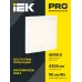 Панель LED ДВО 6576 595х595х20мм 50Вт 4000К опал IEK