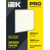 Светильник светодиодный ДВО 6565 eco 36Вт W 4000К IEK