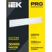 Светильник светодиодный ДВО 6568-P 36Вт 6500К 1200х180х20 призма IEK