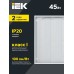 Светильник светодиодный ДВО 6571-P 45Вт 4000К 595х595х20 призма IEK