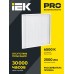 Светильник LED ДВО 6573-P 24Вт 6500К 595х595х20 призма IEK