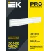 Светильник светодиодный ДВО 6567-O 36Вт 4000К 1200х180х20 опал IEK