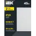 Светильник светодиодный ДВО 6571-O 45Вт 4000К 595х595х20 опал IEK