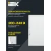 Светильник светодиодный ДВО 6571-O 45Вт 4000К 595х595х20 опал IEK
