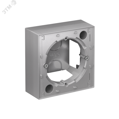 Коробка ATLASDESIGN для наружного монтажа алюминий
