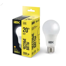 Лампа LED A70 груша 20Вт 230В 3000К E27 IEK