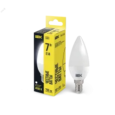Лампа LED C35 свеча 7Вт 230В 4000К E14 IEK