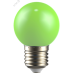 LIGHTING Лампа светодиодная декоративная G45 шар 1Вт 230В зеленый E27 IEK