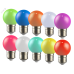 LIGHTING Набор ламп светодиодных декоративных G45 шар 1Вт 230В MIX E27 10 шт IEK