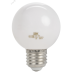 LIGHTING Лампа светодиодная декоративная G60 шар 3Вт 230В теплый белый E27 IEK