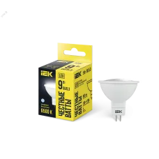 Лампа LED MR16 софит 9Вт 230В 6500К GU5.3 IEK