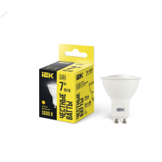 Лампа LED PAR16 софит 7Вт 230В 3000К GU10 IEK