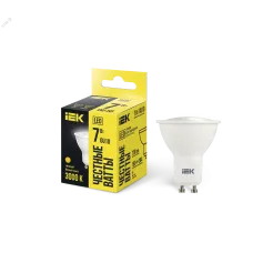 Лампа LED PAR16 софит 7Вт 230В 3000К GU10 IEK