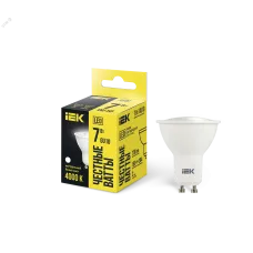 Лампа LED PAR16 софит 7Вт 230В 4000К GU10 IEK