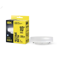 Лампа LED T75 таблетка 10Вт 230В 6500К GX53 IEK