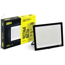 Прожектор LED СДО 06-200 IP65 4000К черный IEK
