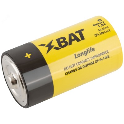 Элемент питания щелочной, 1.5 V, тип C, 2 шт.