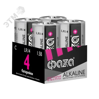 LR14       ФАZА Alkaline Pack-4