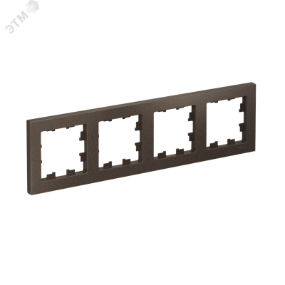 Рамка четырехпостовая ATLASDESIGN универсальная мокко