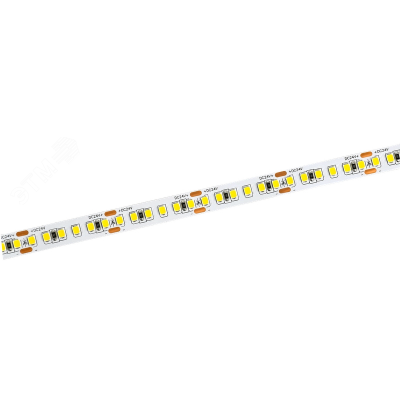Лента светодиодная 5м SMD2835 168LED/м 14Вт/м IP20 ширина 10мм 24В холодный белый IEK