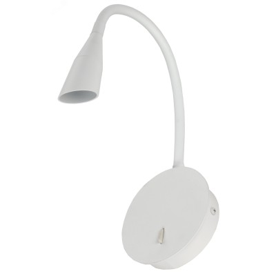 Светильник светодиодный 4701 настенный регулируемый прикроватный Светильник 3Вт 3000К IP44 белый
