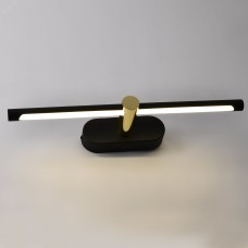 Светильник светодиодный 5114 настенный для подсветки картин и зеркал 9Вт 4000К IP20 черный/золото