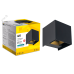 LIGHTING Светильник уличный светодиодный 5111 настенный 6Вт 4000К IP65 черный IEK