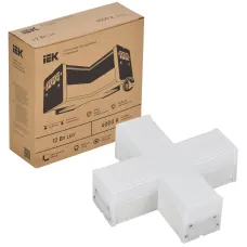 Светильник LED X-образный 1010 12Вт 6500К 180х180мм бел