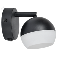 LIGHTING Светильник 4013 накладной настенный под лампу GX53 черный IEK