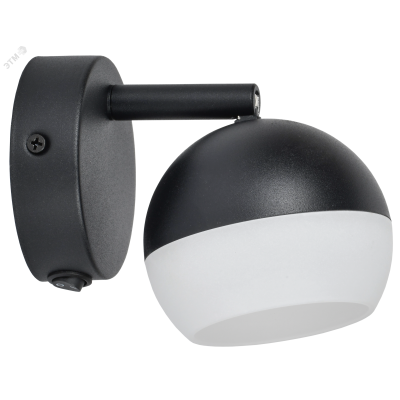 LIGHTING Светильник 4013 накладной настенный под лампу GX53 черный IEK