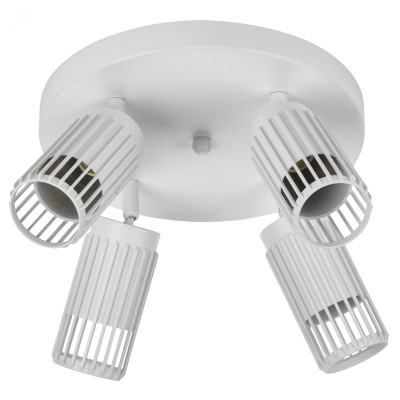 Светильник 4209 накладной потолочный под лампу 4хGU10 белый