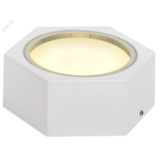 Светильник уличный декоративный для наружного освещения 5204 потолочный под лампу GX53 IP65 белый