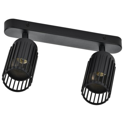 Светильник 4208 настенно-потолочный под лампу 2хGU10 черный