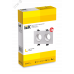 LIGHTING Светильник 4102 встраиваемый под лампу 2хMR16 квадрат пластиковый белый IEK