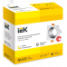 LIGHTING Светильник 4109 встраиваемый поворотный под лампу GU10 белый/хром пластик IEK