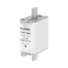 Предохранитель YON ножевого типа FG00 63А 690V характеристика arya
