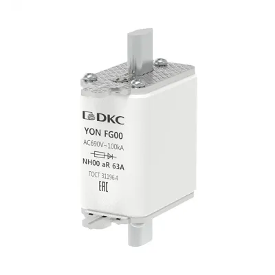 Предохранитель YON ножевого типа FG00 63А 690V характеристика arya